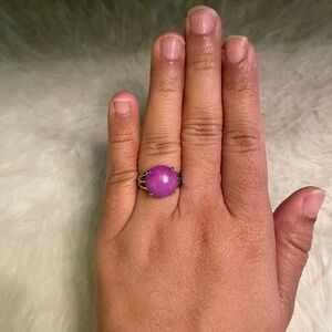 Purple stone ring